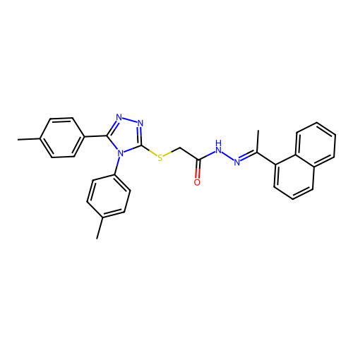 C30H27N5OS structure
