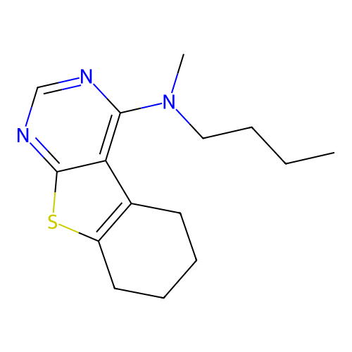 N-butyl-N-methyl-5,6,7,8-tetrahydro[1]benzothieno[2,3-d]pyrimidin-4-amine structure