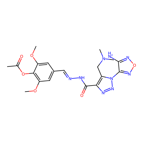 C19H23N9O6 structure