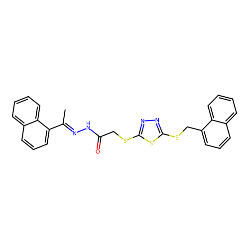 C27H22N4OS3 structure