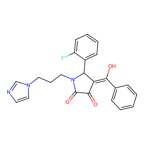 C23H20FN3O3 structure