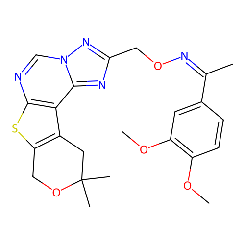 C23H25N5O4S structure
