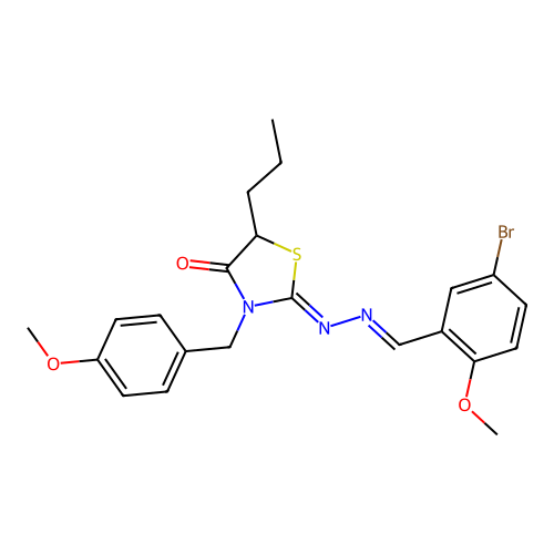 C22H24BrN3O3S structure