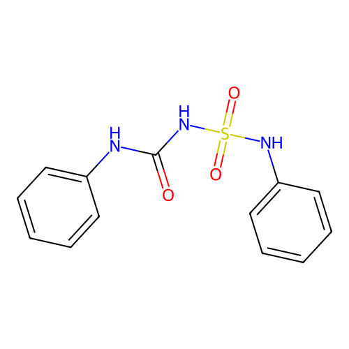 Urea, 1-phenyl-3-phenylaminosulfonyl)- structure