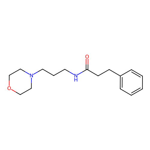 N-(3-吗啉-4-基丙基)-3-苯基丙酰胺 structure