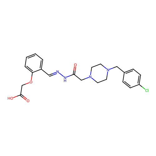 C22H25ClN4O4 structure