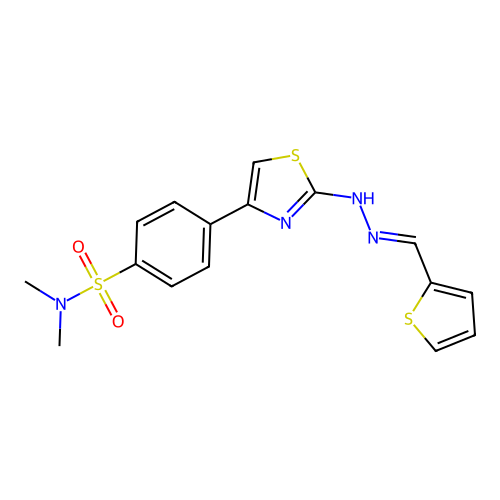 C16H16N4O2S3 structure