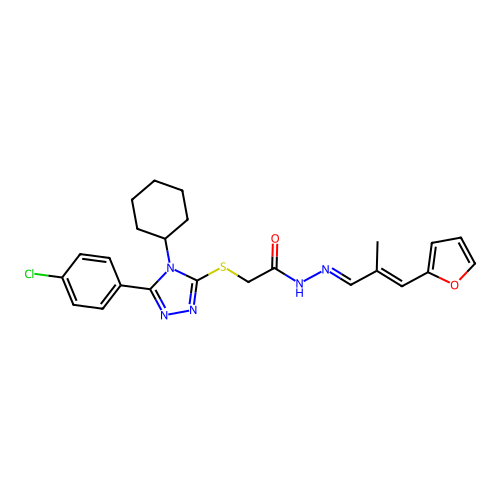 C24H26ClN5O2S structure
