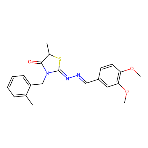 C21H23N3O3S structure