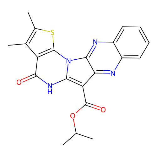 C21H18N4O3S structure