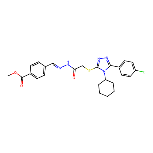 C25H26ClN5O3S structure