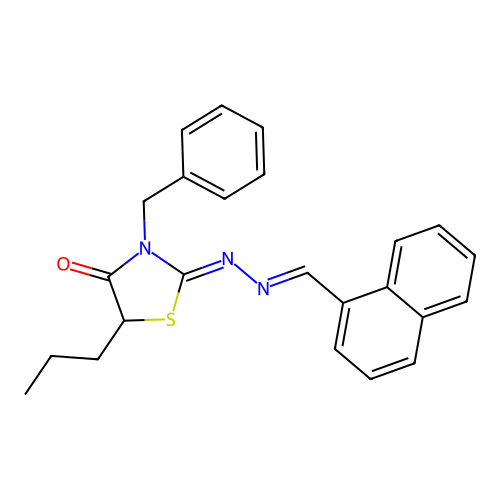 C24H23N3OS structure