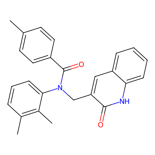 N-(2,3-dimethylphenyl)-N-((2-hydroxyquinolin-3-yl)methyl)-4-methylbenzamide structure