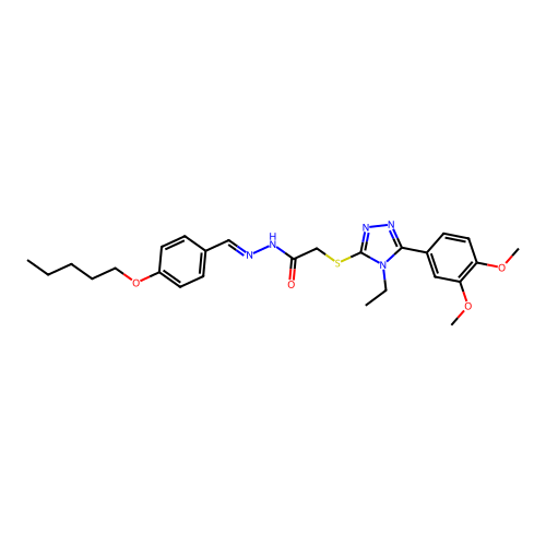 C26H33N5O4S structure