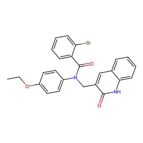 2-bromo-N-(4-ethoxyphenyl)-N-((2-hydroxyquinolin-3-yl)methyl)benzamide structure