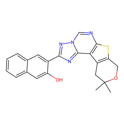 C22H18N4O2S structure
