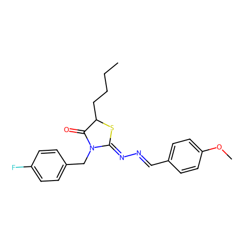 C22H24FN3O2S structure