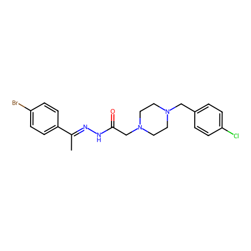 C21H24BrClN4O structure