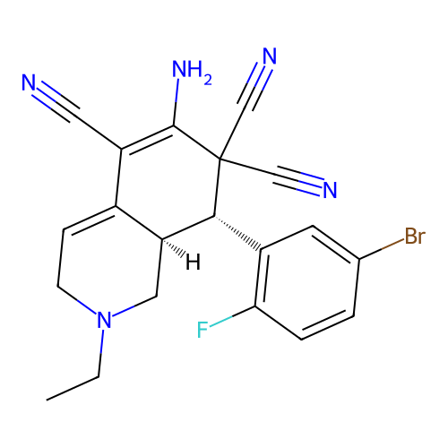 C20H17BrFN5 structure
