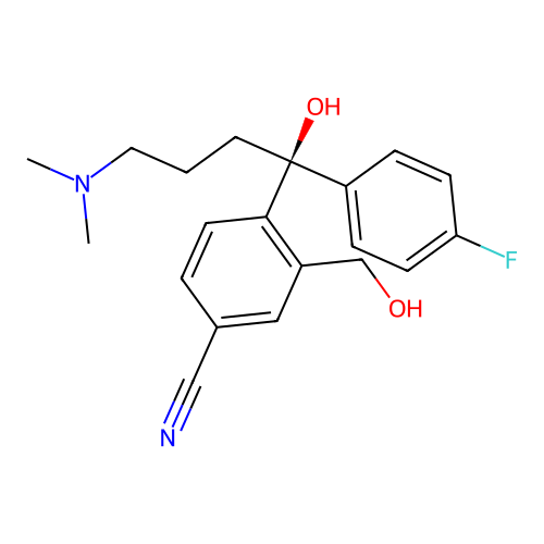 Citadiol, (S)- structure