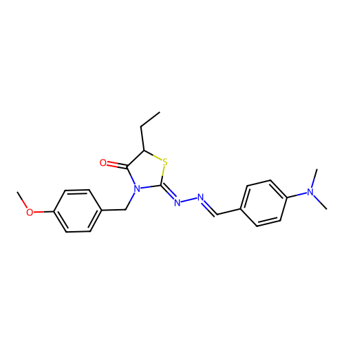 C22H26N4O2S structure