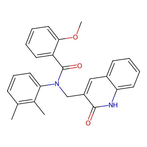 N-(2,3-dimethylphenyl)-N-((2-hydroxyquinolin-3-yl)methyl)-2-methoxybenzamide structure