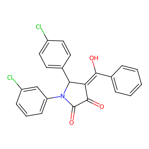 C23H15Cl2NO3 structure