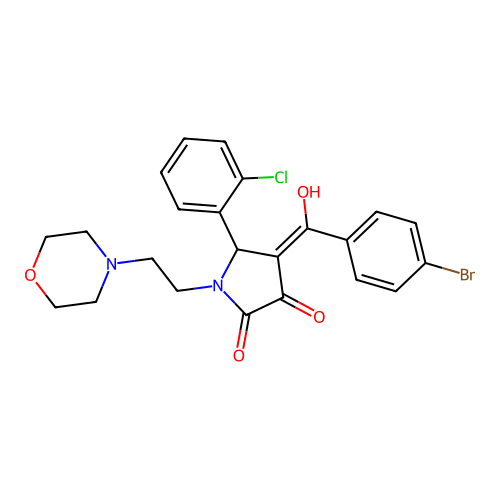 C23H22BrClN2O4 structure