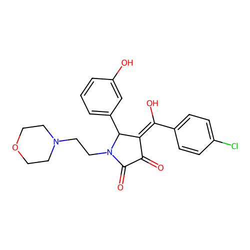 C23H23ClN2O5 structure