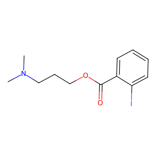 3-(Dimethylamino)propyl 2-iodobenzoate structure