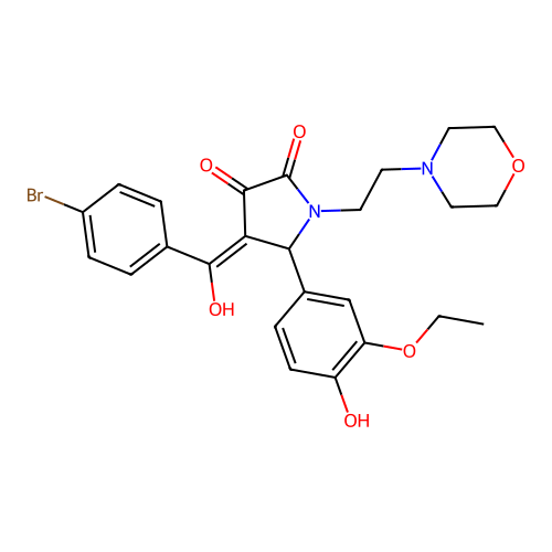 C25H27BrN2O6 structure