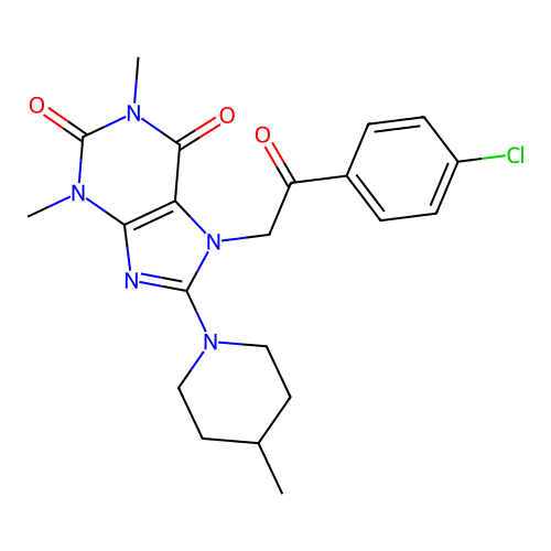 C21H24ClN5O3 structure