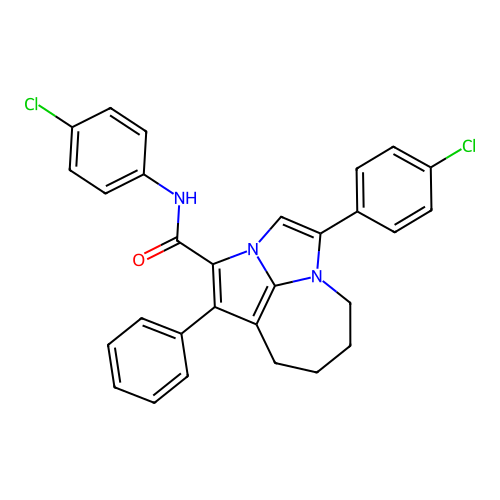 C29H23Cl2N3O structure