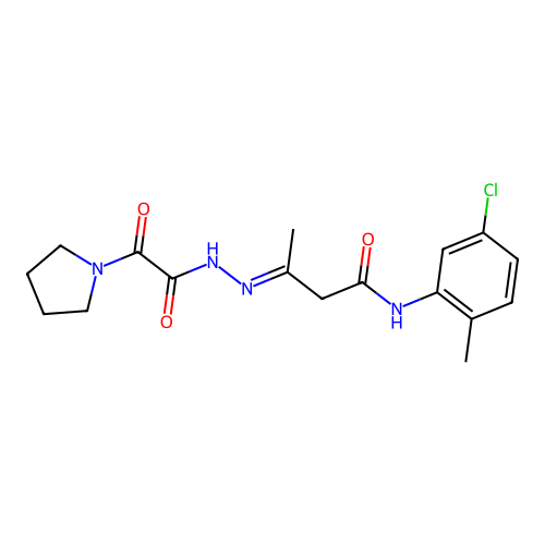 C17H21ClN4O3 structure