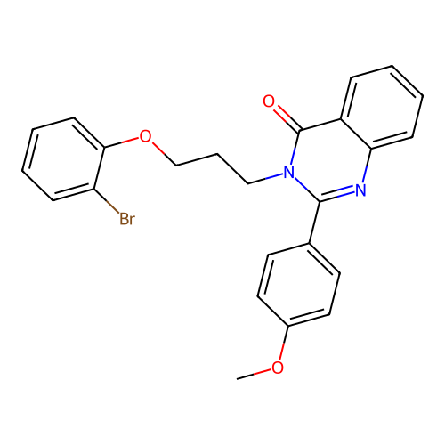 3-(3-(2-bromophenoxy)propyl)-2-(4-methoxyphenyl)quinazolin-4(3H)-one structure