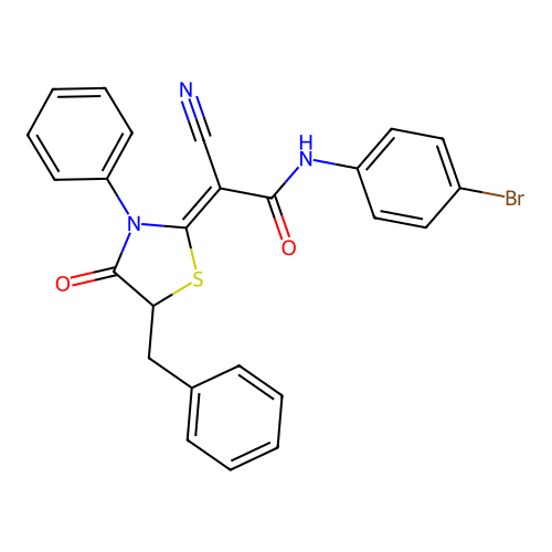 C25H18BrN3O2S structure