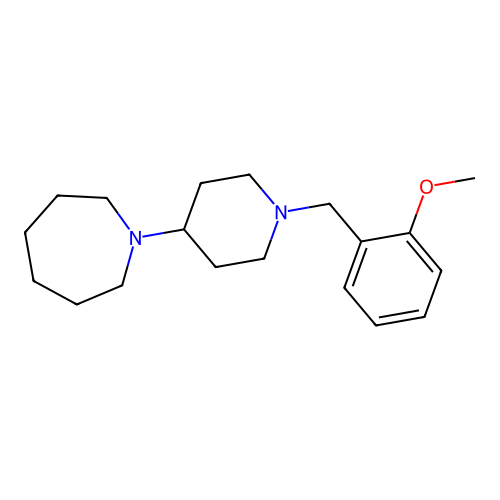 1-[1-(2-Methoxybenzyl)piperidin-4-yl]azepane structure