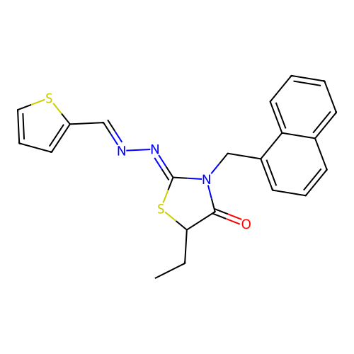C21H19N3OS2 structure