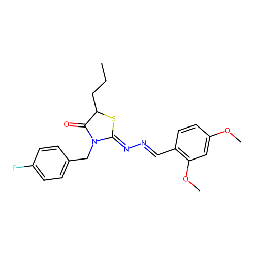 C22H24FN3O3S structure