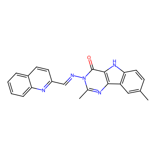 C22H17N5O structure