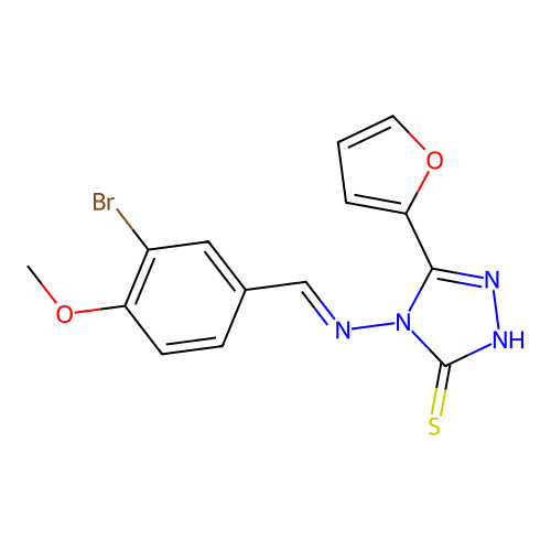 C14H11BrN4O2S structure