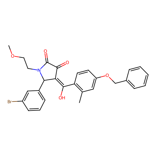 C28H26BrNO5 structure