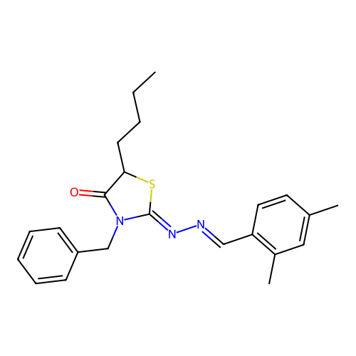 C23H27N3OS structure