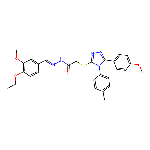 C28H29N5O4S structure