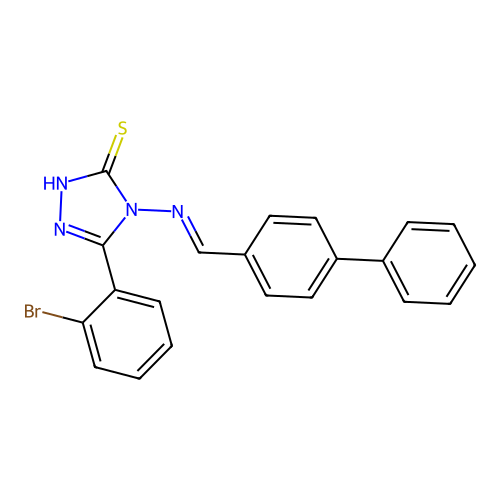 C21H15BrN4S structure