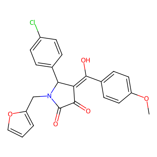 C23H18ClNO5 structure