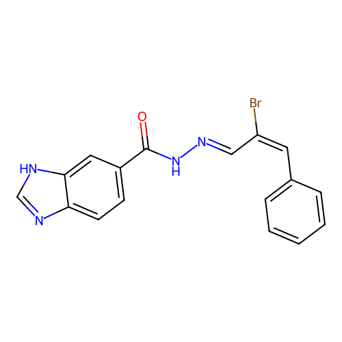 C17H13BrN4O structure