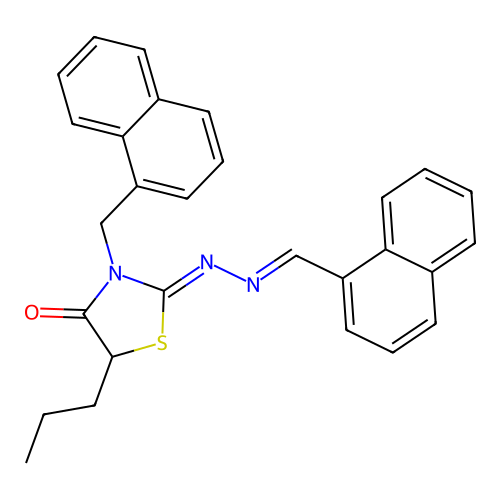 C28H25N3OS structure