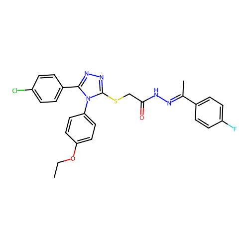 C26H23ClFN5O2S structure