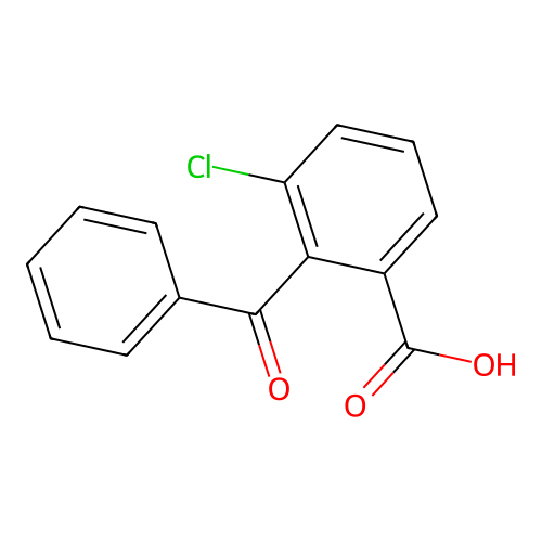 3-Chloro-2-(phenylcarbonyl)benzoic acid structure